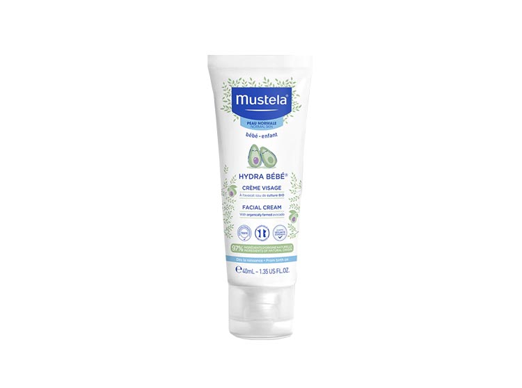 Mustela Crème Visage Hydra Bébé à l'avocat BIO - 40ml