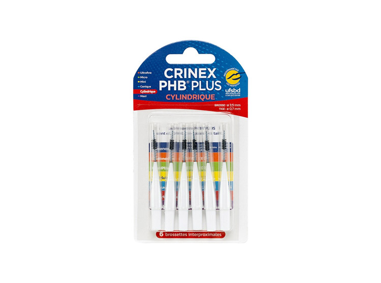 Crinex PHB Plus Cylindrique Brossettes interdentaires 0.7mm - 6 brossettes