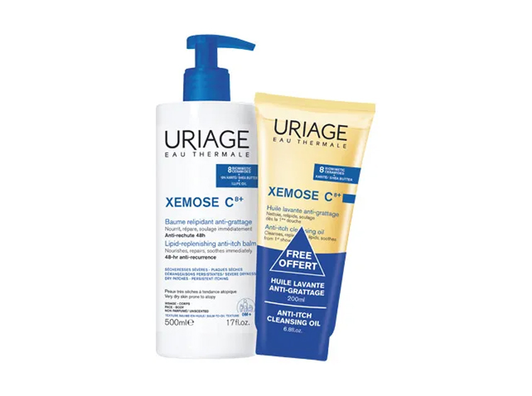 Uriage XEMOSE C8+ Baume Relipidant Anti-Grattage  500ml + Huile Lavante OFFERTE