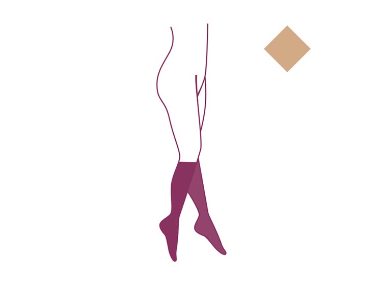 Varisma Nuances Mi-bas de compression Classe 2 Nuance n°4 - Taille 1+ normal