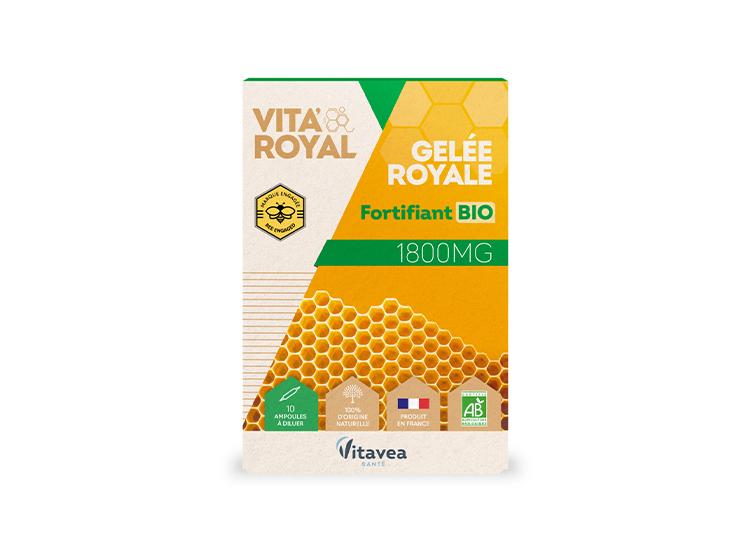 Gelée royale BIO 1800mg - 10 ampoules
