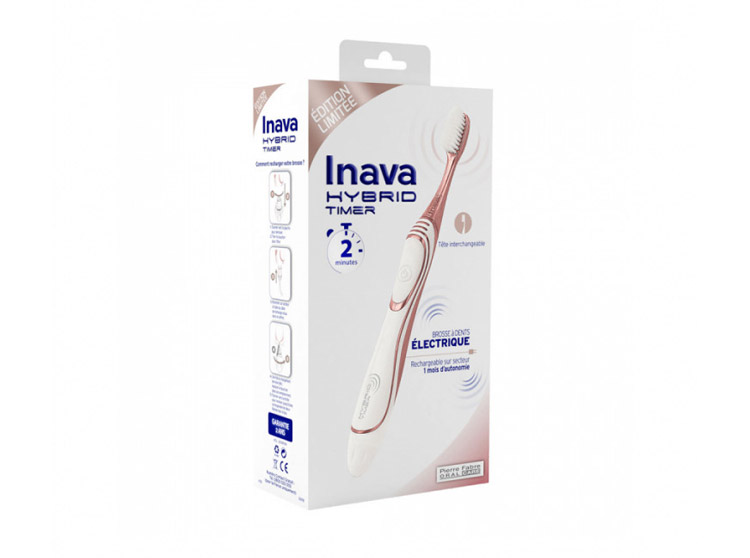 Inava Brosse à dents Hybrid timer - Rose gold