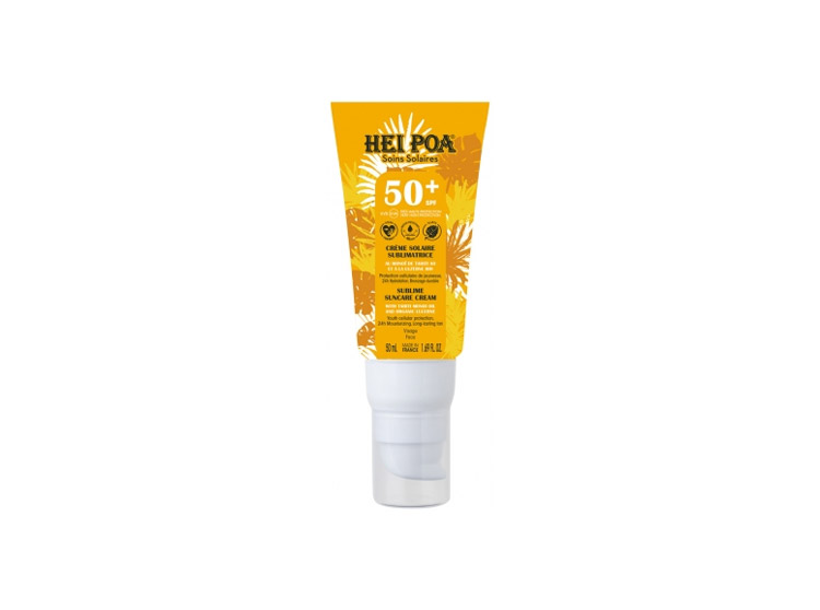 Hei Poa Crème Solaire Visage SPF50+ - 50ml
