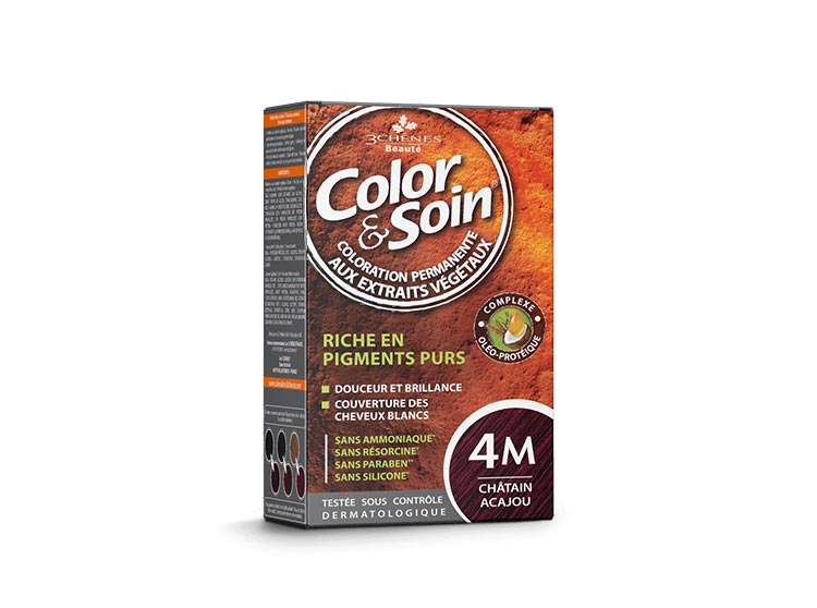 Color & Soin Coloration 4M - Châtain Acajou