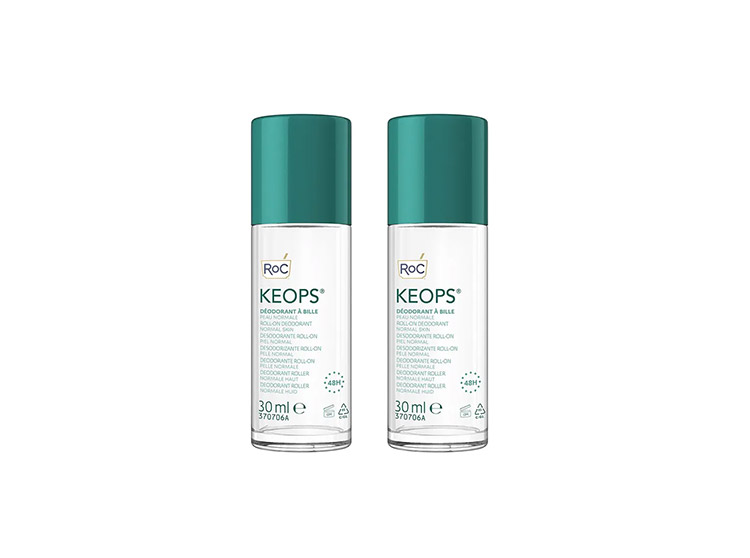 Keops Déodorant à Bille Peau Normale - 2x30ml