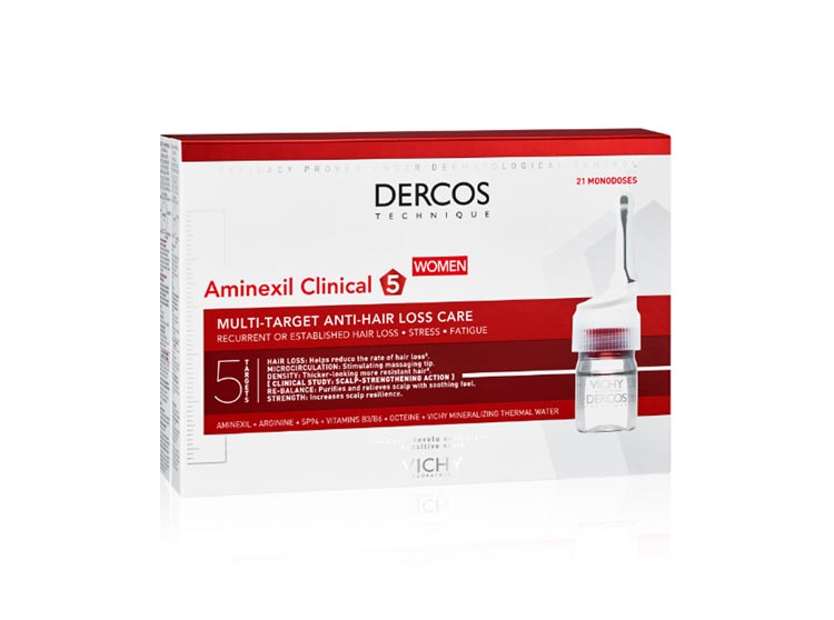 Vichy Dercos Technique Aminexil clinical 5 Femmes - 21x6ml