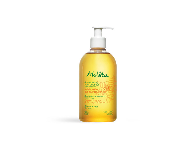 Melvita Shampooing Soin Douceur Miel de Fleurs & Fleur d'Oranger  BIO - 500ml