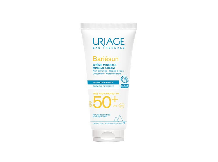 Uriage Bariésun Crème minérale peaux allergiques spf50+ - 100ml