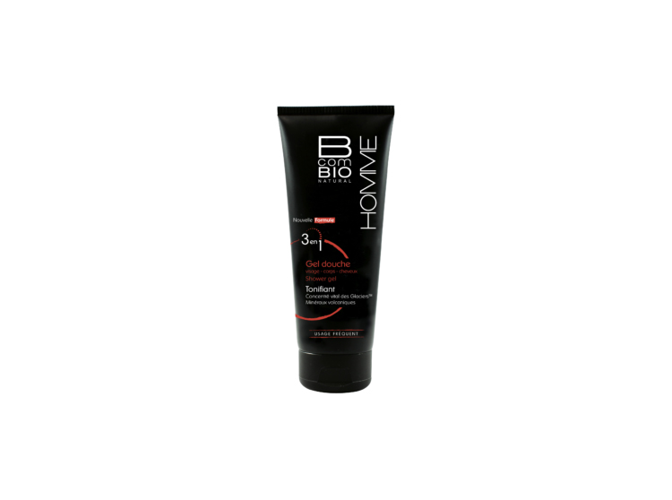 B com BIO Homme Gel douche 3en1 Tonifiant - 120ml