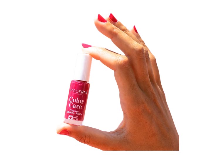 Poderm Color Care Vernis Rouge Rose - 8ml
