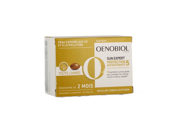 Oenobiol Sun Expert Protection antioxydante peau et cellules - 60 capsules