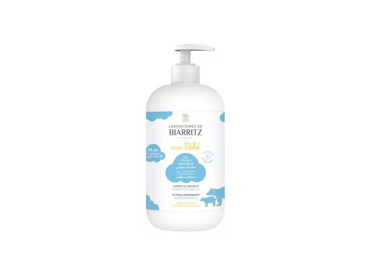 Soins Bébés Gel Lavant Surgras Parfum Douceur - 500ml