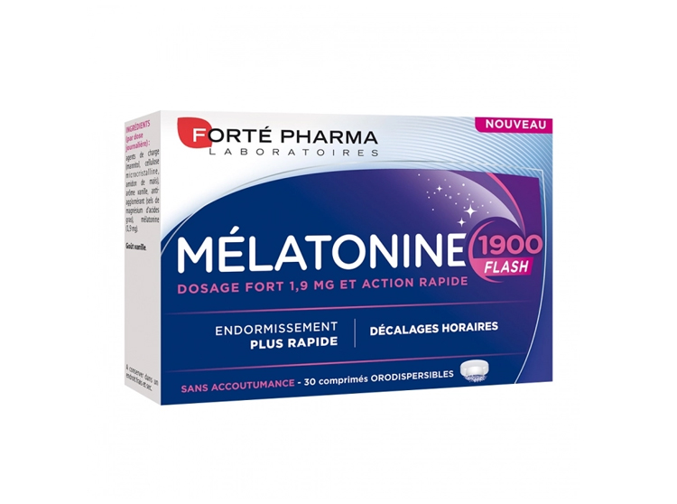 Forté Pharma Mélatonine 1900 flash - 30 comprimés