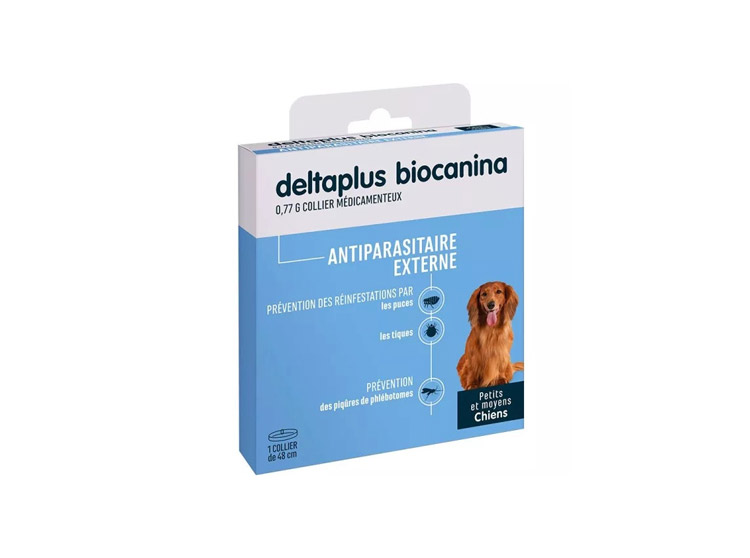 Deltaplus Collier Antiparasitaire Petits et Moyens Chiens - x1
