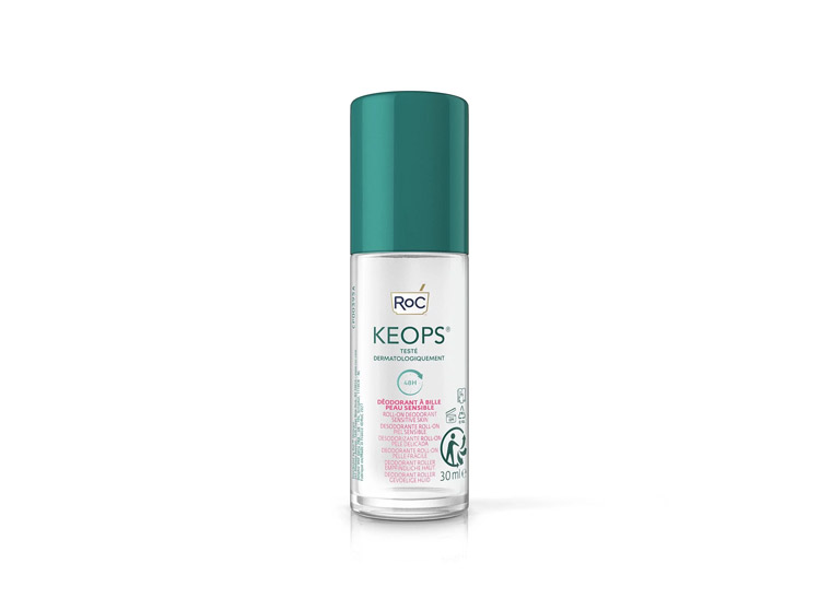 RoC Keops Déodorant Sensitive Soin à Bille peau fragile 48h - 30 ml