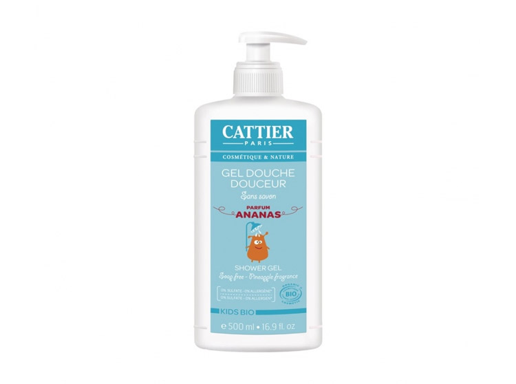 Cattier Gel douche douceur Kids BIO Parfum ananas - 500ml
