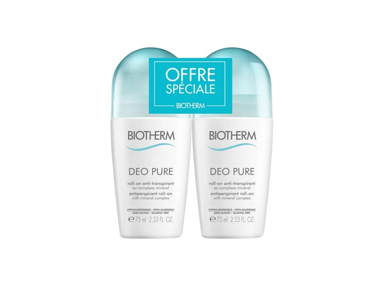 Biotherm Deo pure Roll-on - 2x75ml
