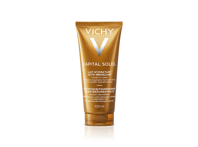 Vichy Capital soleil Lait hydratant auto-bronzant visage et corps - 100ml