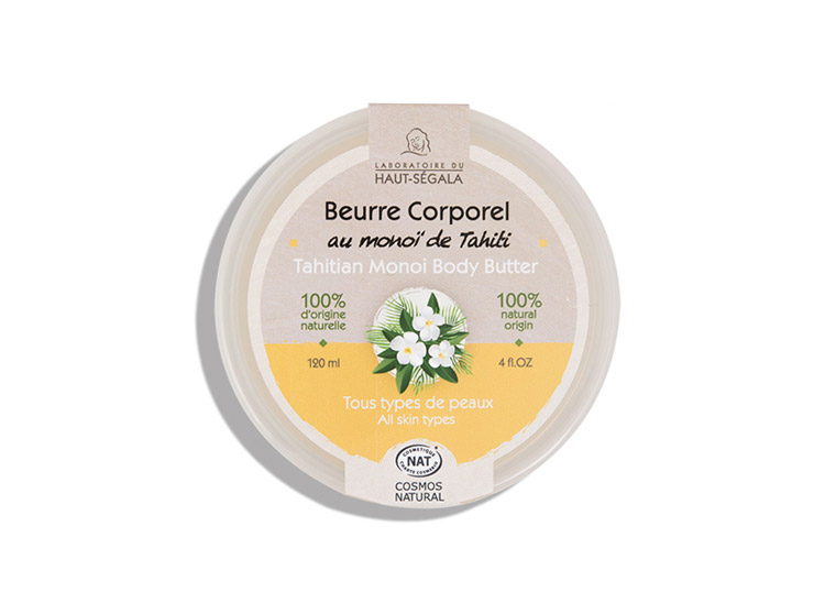 Haut-Ségala Beurre corporel au Monoï de Tahiti naturel - 120ml