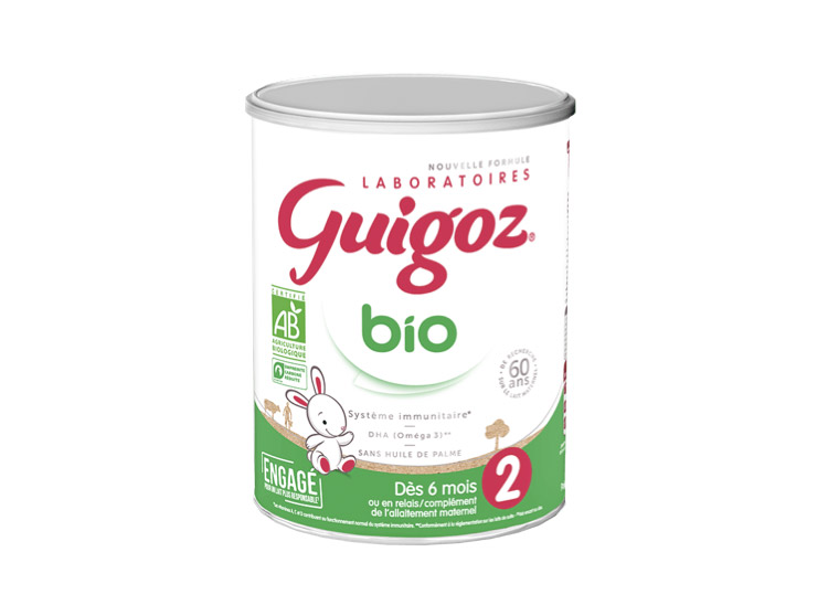 Guigoz Lait 2ème Age BIO - 800g - Parapharmacie en ligne