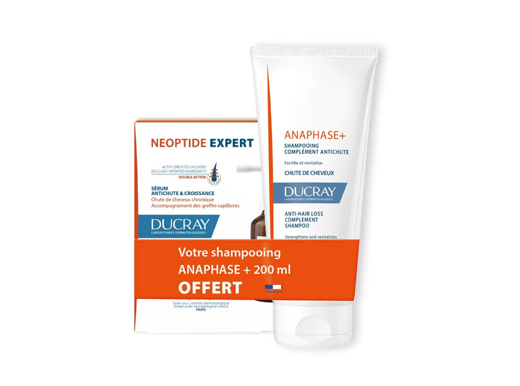 Sérum Antichute et Croissance + Shampoing Antichute OFFERT - 2x50ml + 200ml