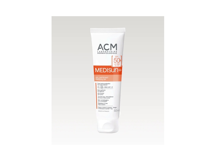 ACM Medisun+ Gel solaire matifiant SPF50+ - 50ml