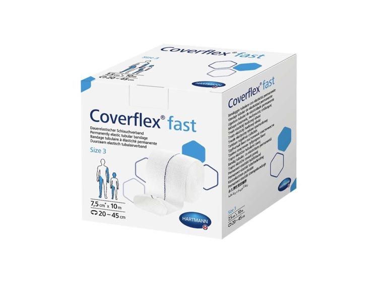 Coverflex Fast Bandage tubulaire en jersey Ligne Bleue - T3 7,5x10 m