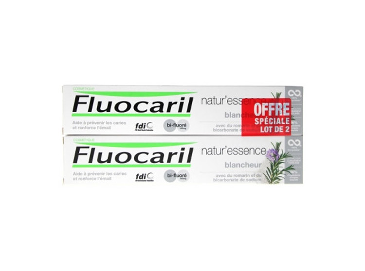 Natur'Essence Bi-Fluoré Dentifrice Blancheur - 2x75ml
