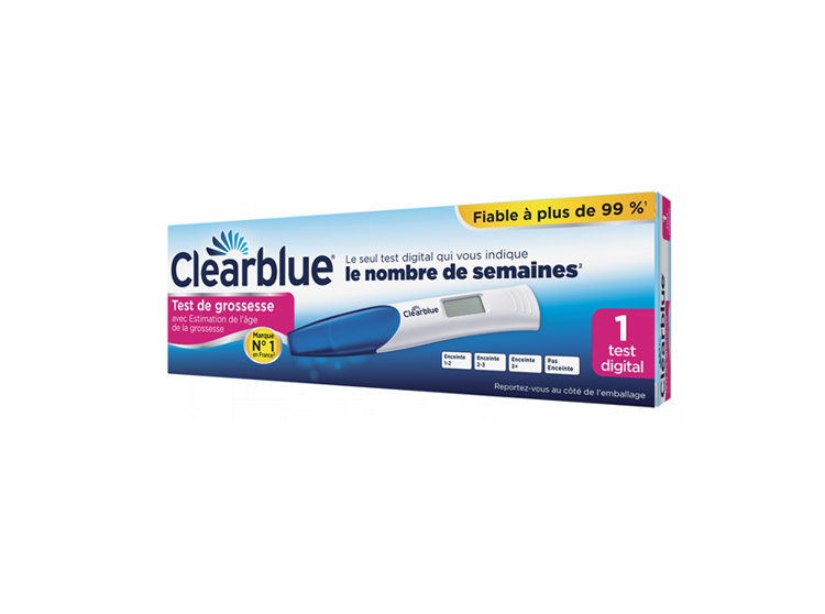 Clearblue test de grossesse digital avec estimation de l'âge