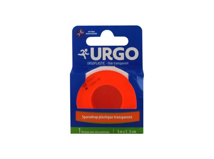 URGOPLASTIC Sparadraps transparents discrets - 2,5cm X 5m