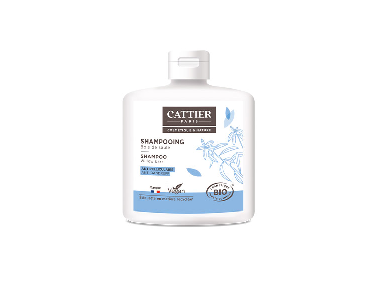 Cattier Shampooing Antipelliculaire Bois de Saule BIO - 250ml