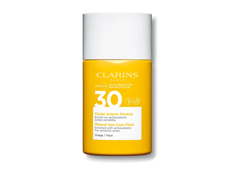Clarins fluide solaire minéral visage UVA/UVB SPF30 - 30ml