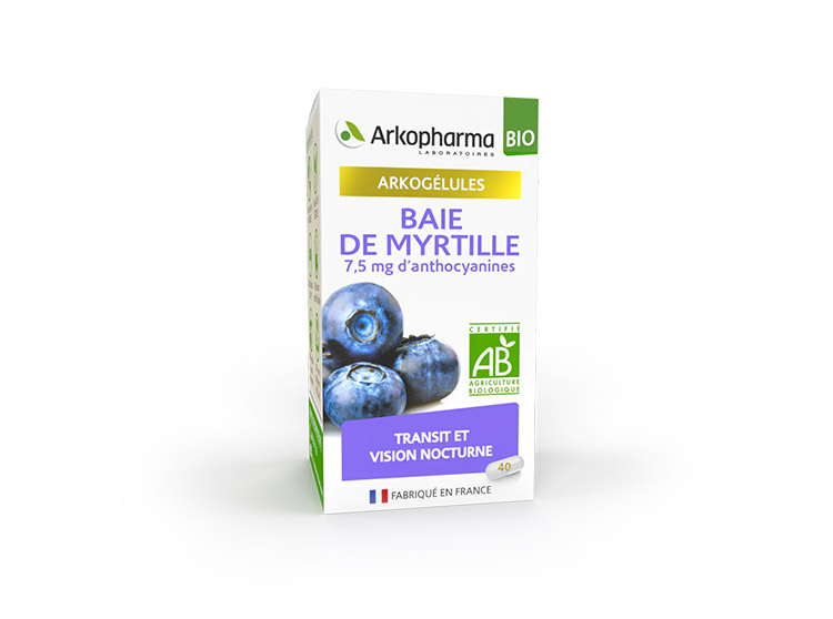 Arkopharma Arkogélules Baie de myrtille BIO - 40 gélules