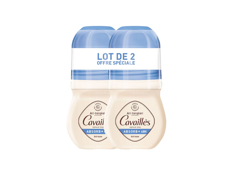 Déodorant Anti-Transpirant Absorb+ 48h Roll-on - 2 x 50 ml