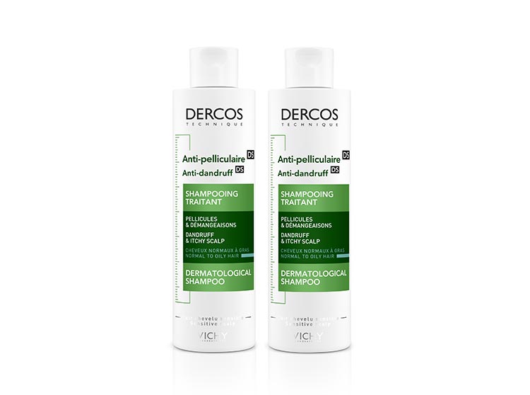 Vichy Dercos Technique Anti-pelliculaire shampooing traitant cheveux normaux à gras - 2x200ml