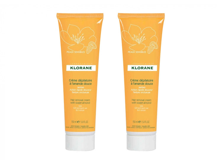 Klorane Crème dépilatoire à l'amande douce - 2x150ml
