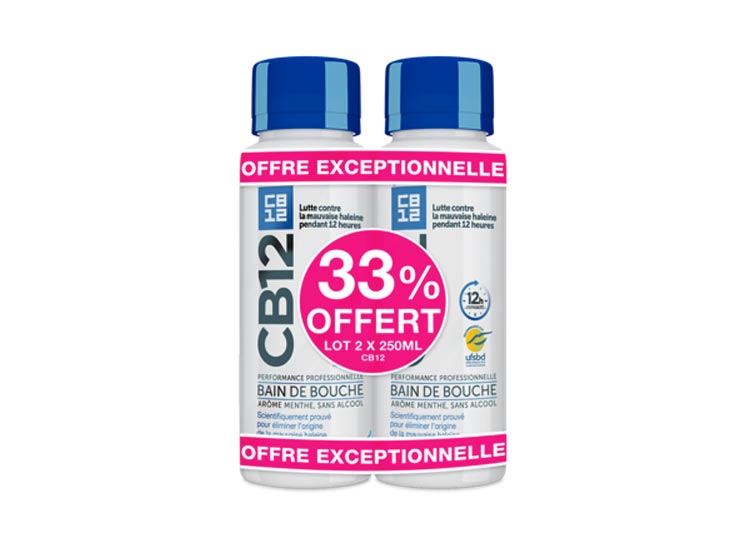 CB12 Classic bain de bouche - 2 x 250ml