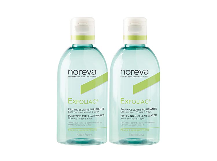 Noreva Exfoliac Eau micellaire purifiante - 2x400ml