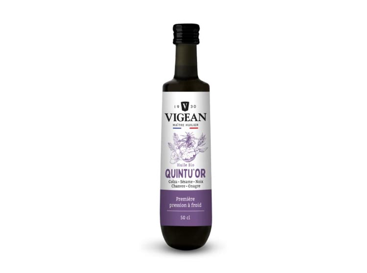 Vigean Huile Quintu'Or BIO - 50cl