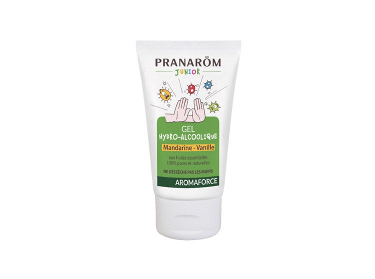 Pranarôm Aromaforce Gel Hydro-alcoolique Junior Mandarine-Vanille BIO -  50 ml