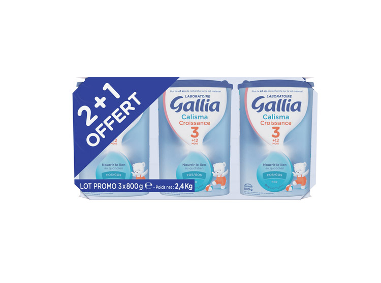 Gallia Calissma Croissance 3 Pack Trio - 3x800g