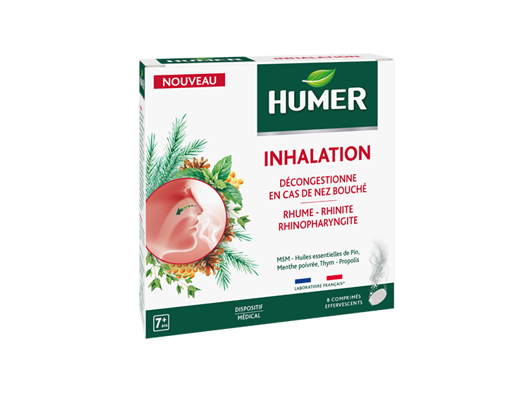 Inhalation Rhume - 8 comprimés effervescents