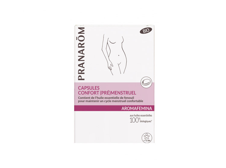 Pranarôm Aromafemina Capsules Confort (Pré)menstruel BIO - 30 capsules