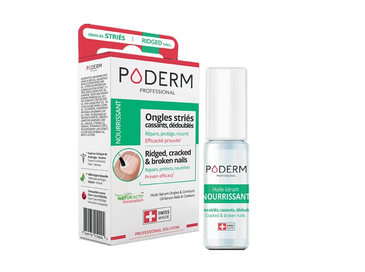 Poderm Huile Sérum Nourrissant pour Ongle Strié - 8ml