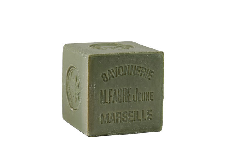 Pain de savon de Marseille vert à l'huile d'olive - 200g