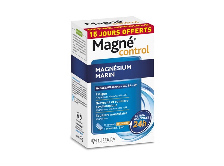Magné Control Magnésium Marin - 60 Comprimés + 15 jours offerts