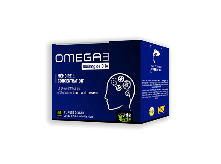 Santé Verte Omega 3 DHA - 60 capsules