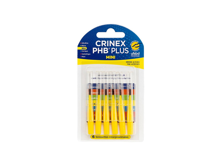 Crinex PHB Plus Mini Brossettes Interdentaires 1,1mm - 6 brossettes