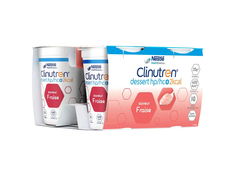 Clinutren Dessert Saveur Fraise - 4x200g