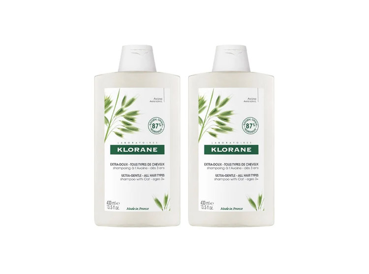 Klorane Shampoing à l'Avoine - 2 x 400ml